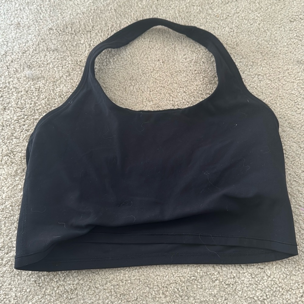 Athleta Halter Top Size Medium Black